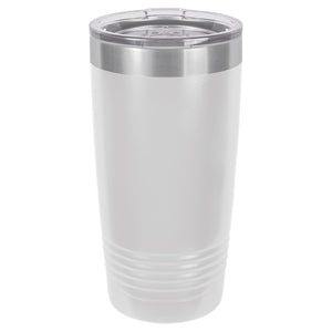 20 oz and 30 oz STAINLESS TUMBLERS - POLAR CAMEL Tumbler Hells Canyon Designs 20oz White