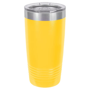 20 oz and 30 oz STAINLESS TUMBLERS - POLAR CAMEL Tumbler Hells Canyon Designs 20oz Yellow