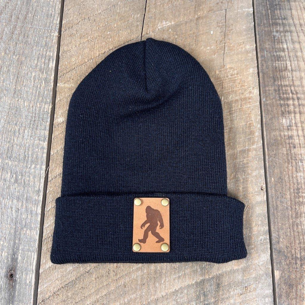 BIGFOOT CUFFED BEANIE | YUPOONG 1501KC Beanies Hells Canyon Designs Black