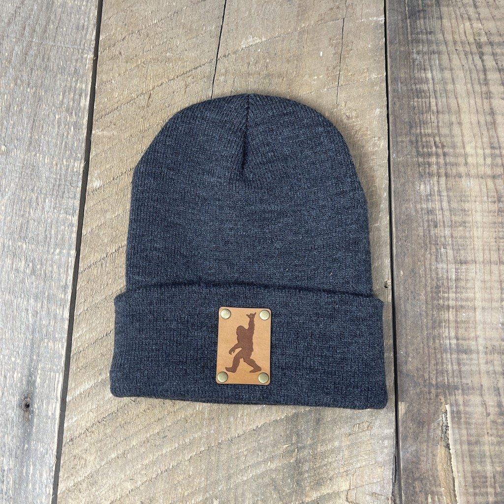 BIGFOOT SHAKA BEANIE | YUPOONG 1501KC MOSS Hells Canyon Designs # Charcoal