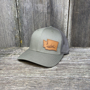 Washington Elk Patch Hat Richardson 112 Leather Patch Hats Hells Canyon Designs Loden