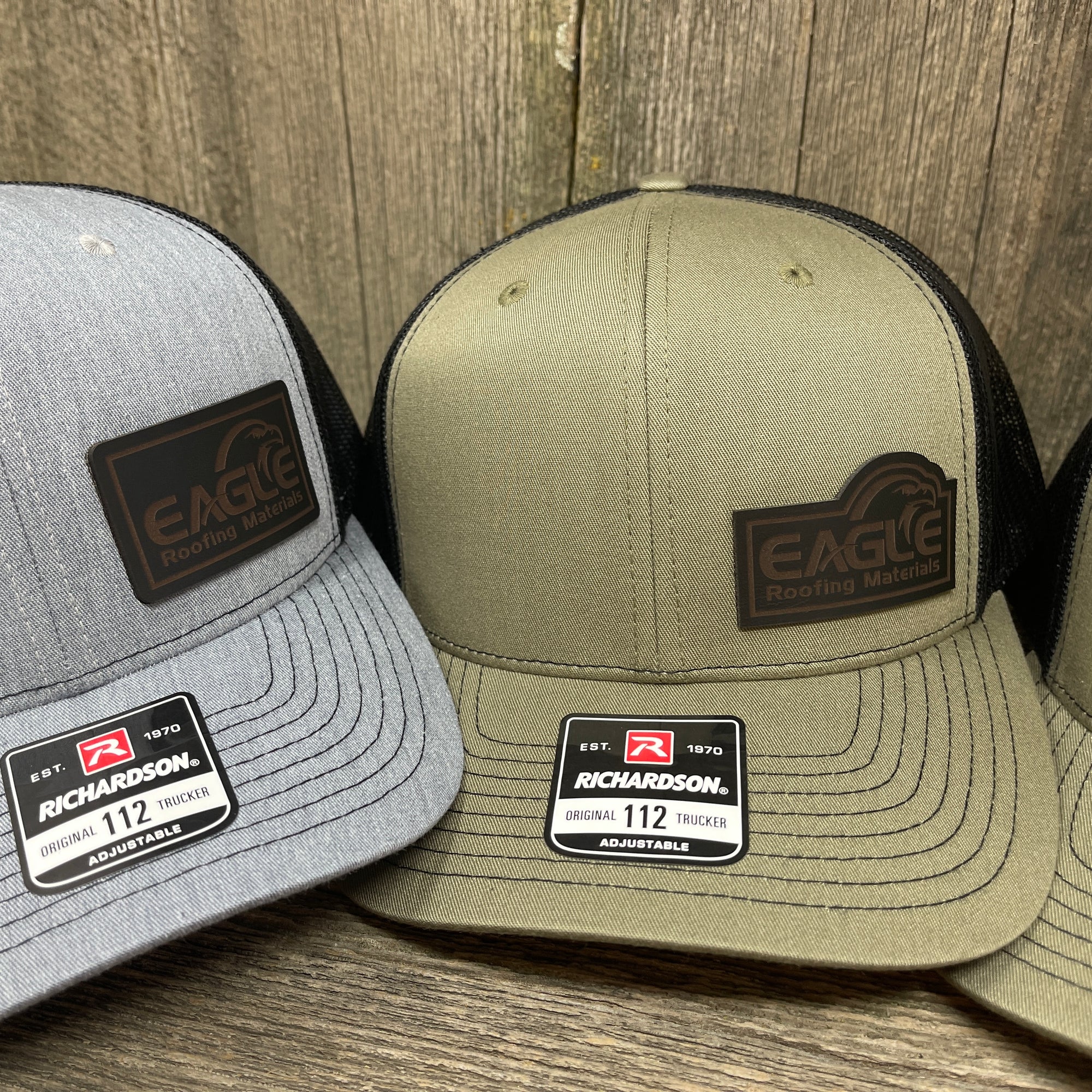 Custom Leather Patch Hats | Hells Canyon Designs Loden