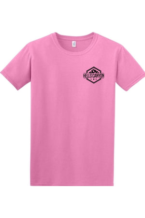 Gildan Softstyle T-Shirt Hells Canyon Designs Azalea S 