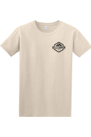 Gildan Softstyle T-Shirt Hells Canyon Designs Natural S 