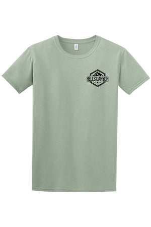 Gildan Softstyle T-Shirt Hells Canyon Designs Sage S 