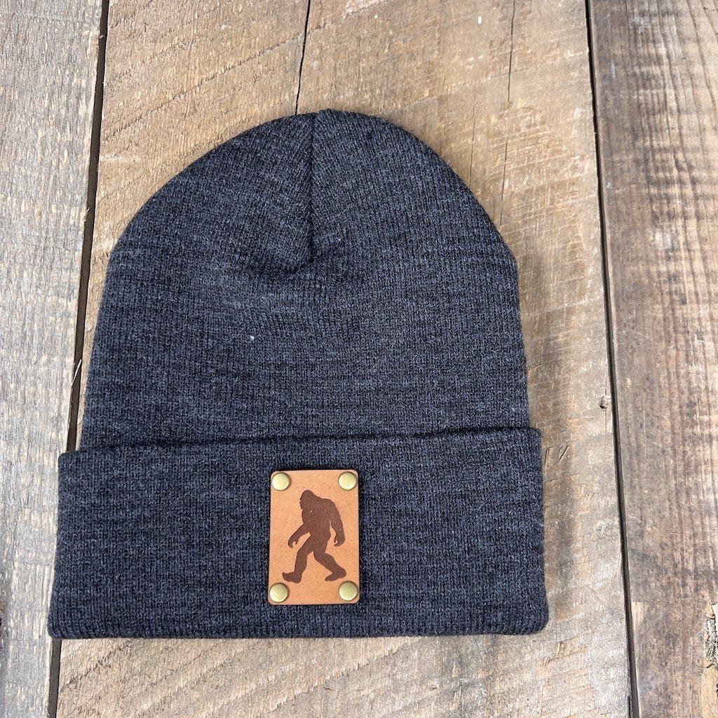 BIGFOOT CUFFED BEANIE | YUPOONG 1501KC Beanies Hells Canyon Designs Charcoal 