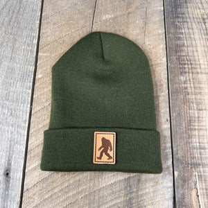 BIGFOOT CUFFED BEANIE | YUPOONG 1501KC Beanies Hells Canyon Designs Moss 