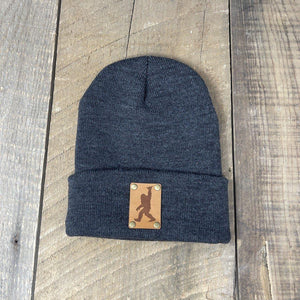 BIGFOOT SHAKA BEANIE | YUPOONG 1501KC MOSS Hells Canyon Designs # Charcoal 