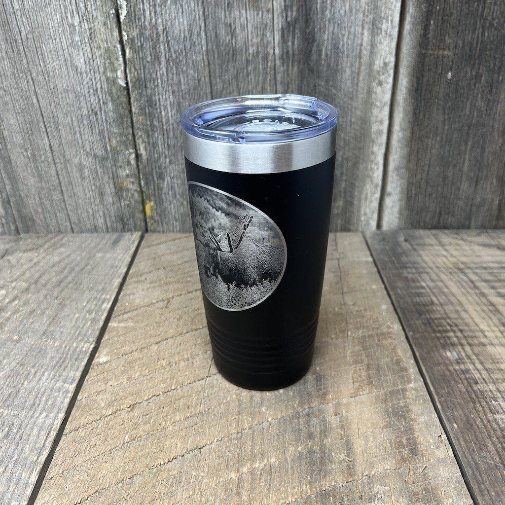 BLACK BUGLING ELK 20 OZ COFFEE MUG