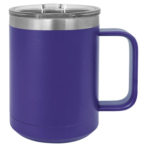 CAMP STYLE COFFEE CUPS 15 oz Coffee Mugs Hells Canyon Designs Purple 