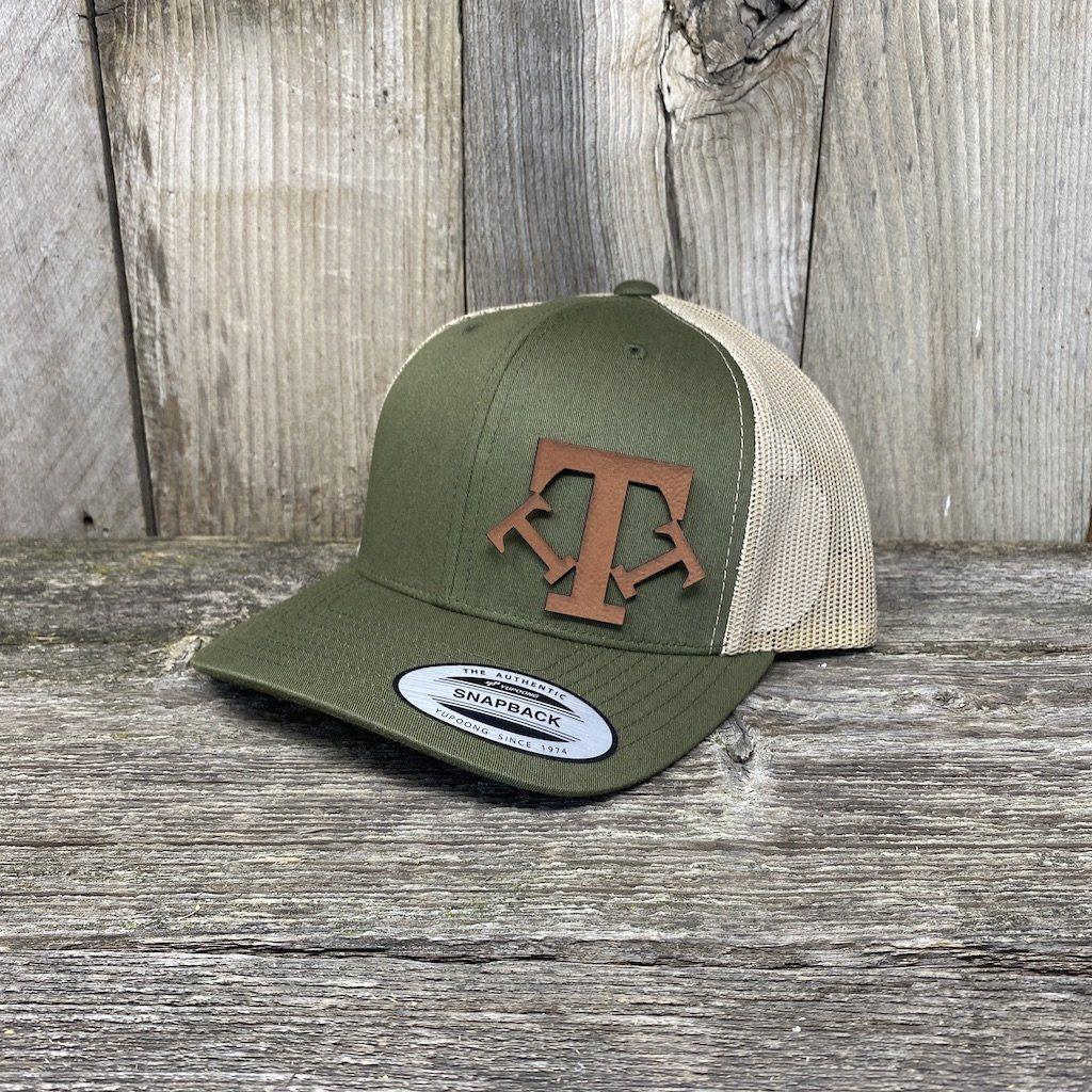 Custom Leather Patch Hats | Hells Canyon Designs Loden