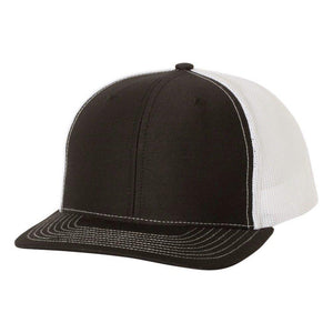 Custom Richardson 112 Leather Patch Hats 12 Hat Price Hells Canyon Designs Black/White 