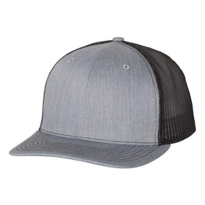 Custom Richardson 112 Leather Patch Hats 12 Hat Price Hells Canyon Designs Heather/Black 
