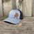 SASQUATCH LEATHER PATCH HAT - RICHARDSON 112 Leather Patch Hats Hells Canyon Designs 