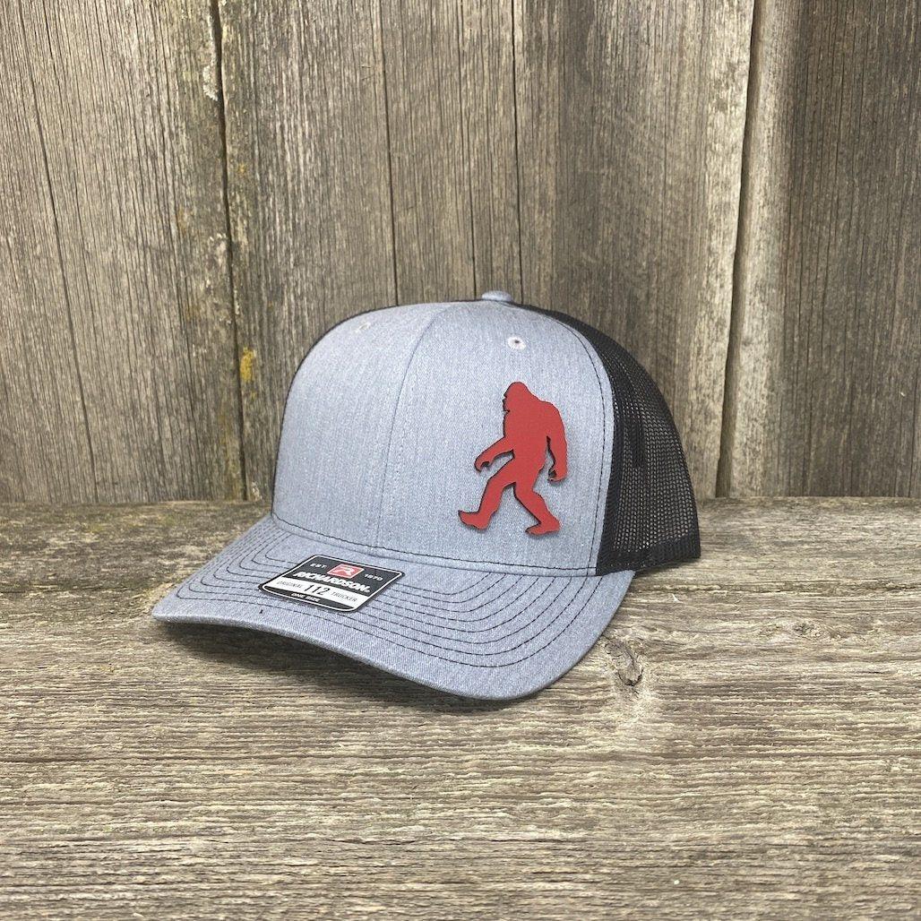 Red leather best sale baseball cap