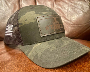 #TMFH LEATHER PATCH HAT Leather Patch Hats Hells Canyon Designs 