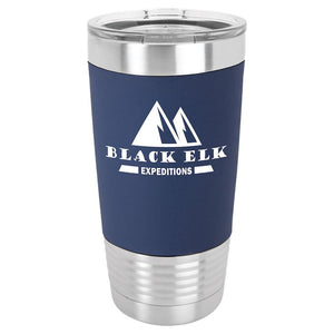 WHOLESALE SILICON GRIP 20oz TUMBLERS Water Bottles Hells Canyon Designs Dark Blue 