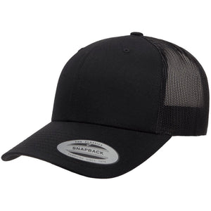YP CLASSICS 6606 LEATHER PATCH HAT | HAND SEWN PATCHES Leather Patch Hats Hells Canyon Designs Black 